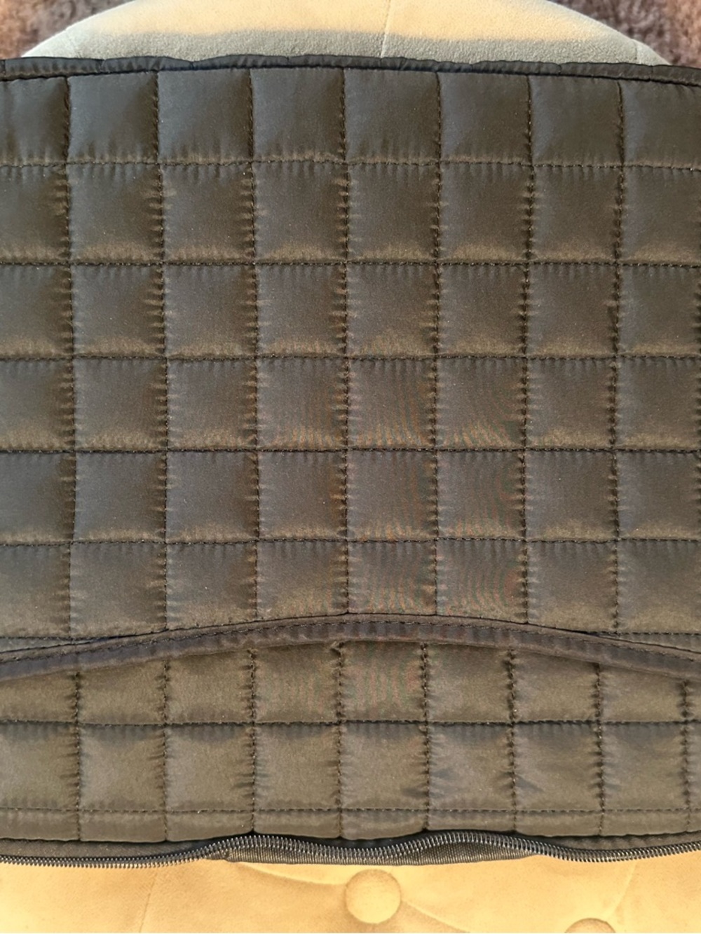 Quilted Black Padded laptop case